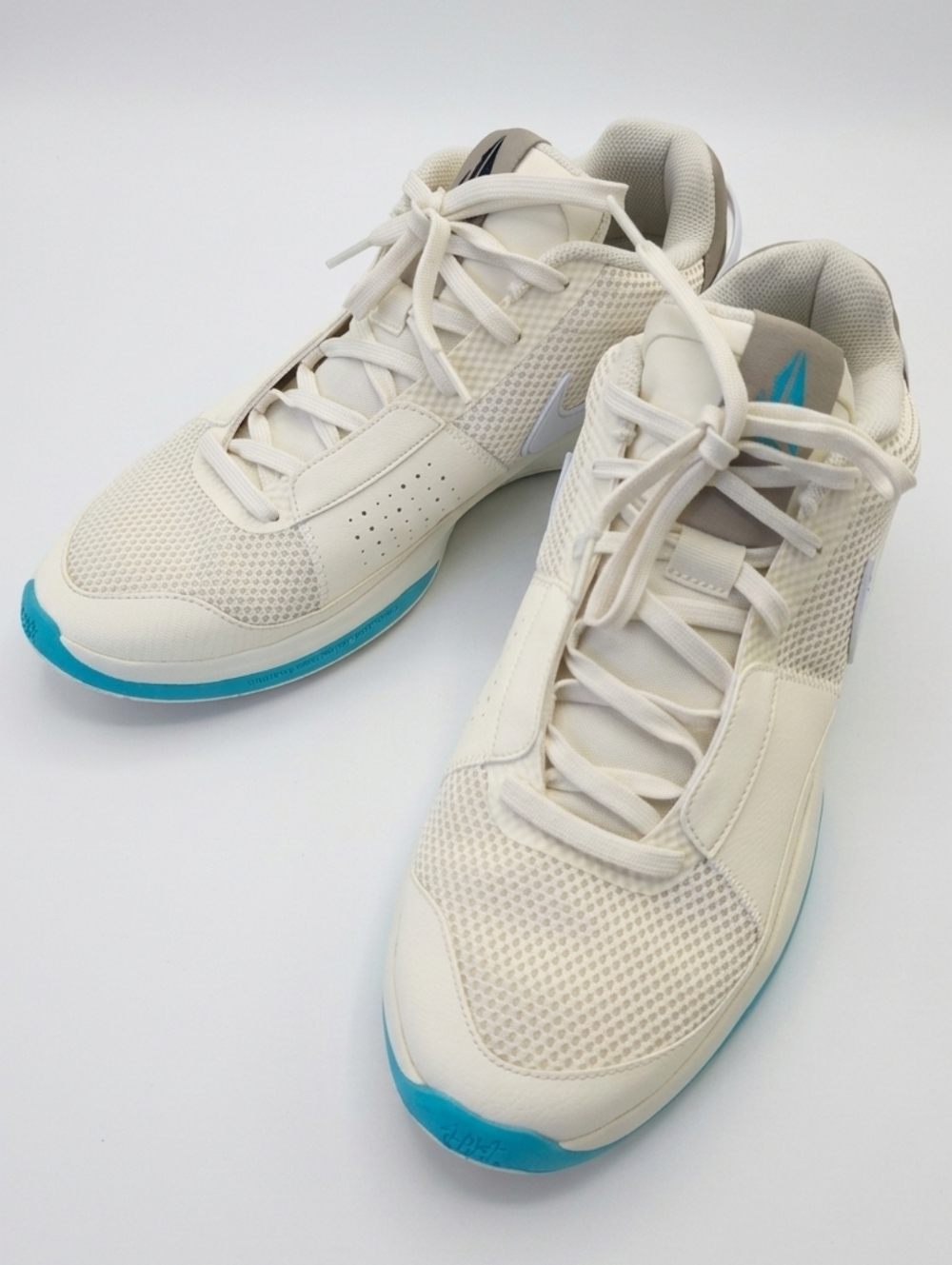Nike Ja 1 Basketball Shoe In White And University Blue